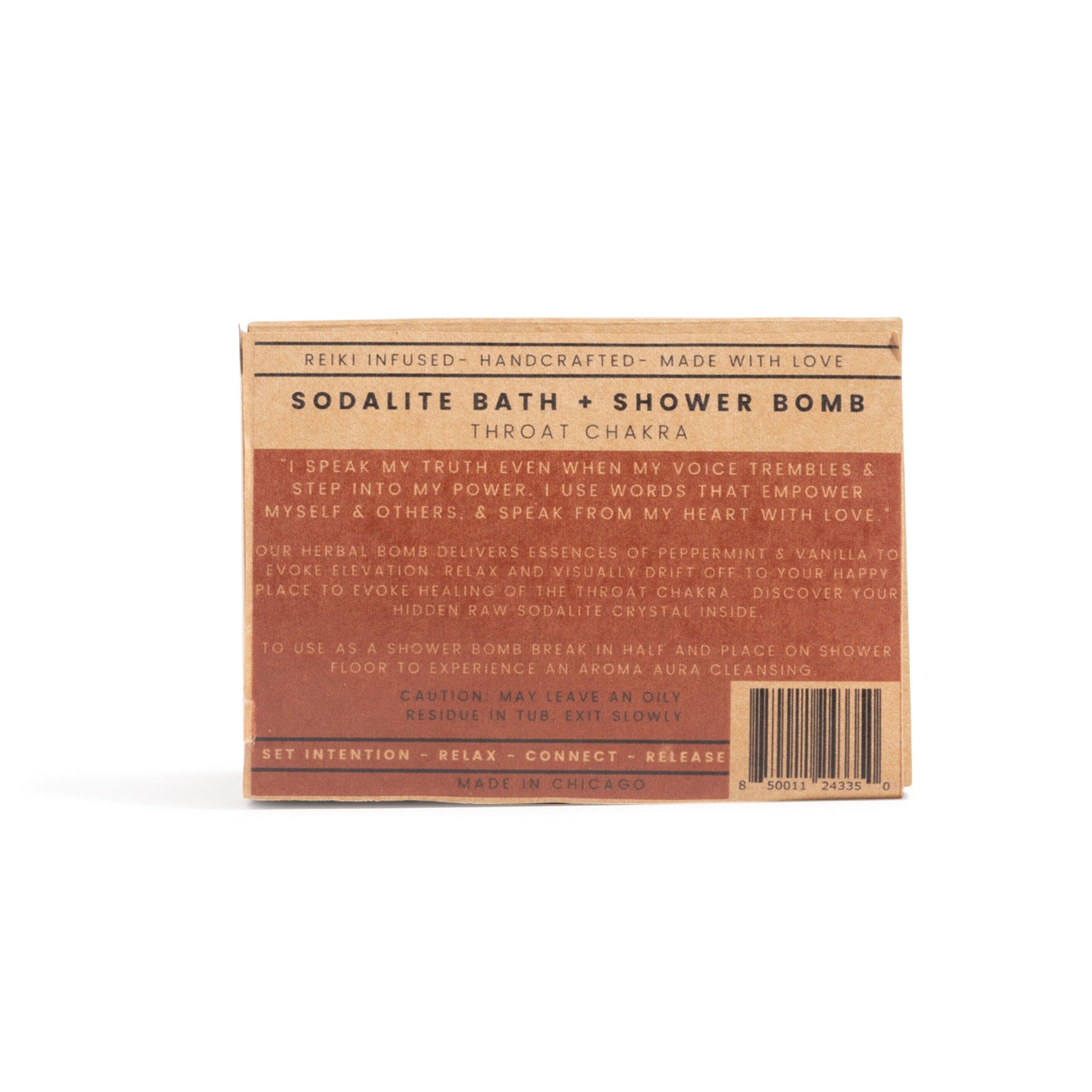 Sodalite Bath + Shower Bomb THROAT CHAKRA